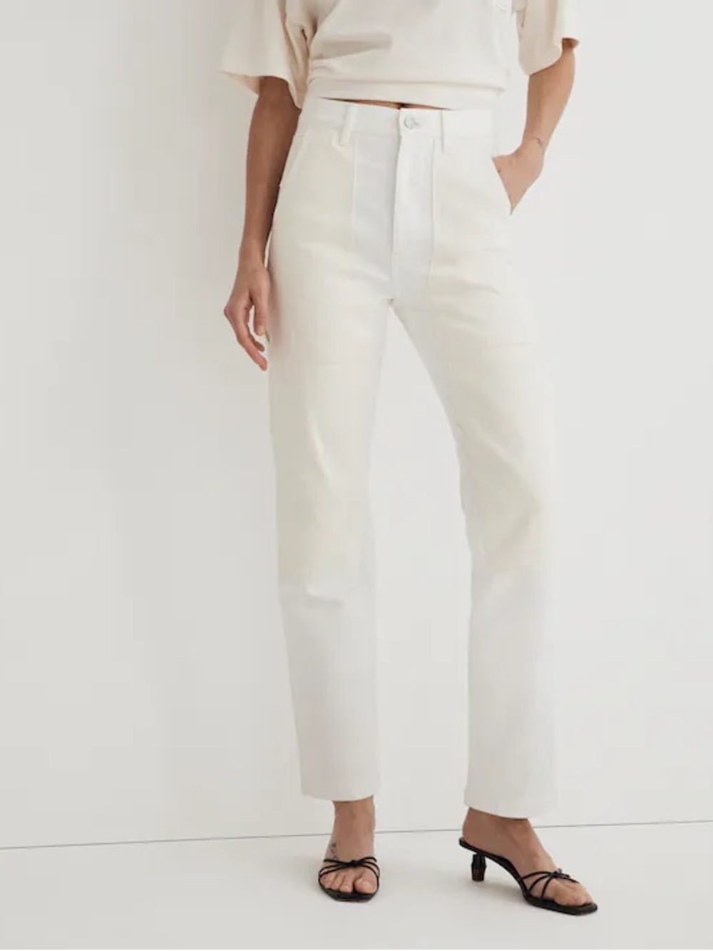 Madewell Two-Toned The Perfect Vintage Straight Jean